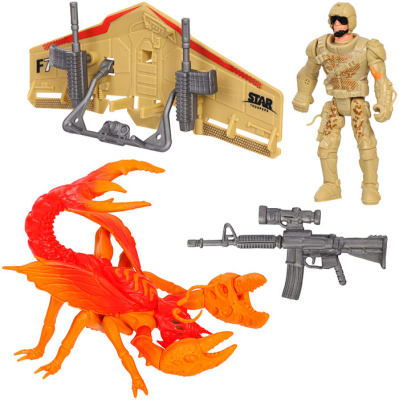 Бой с монстром Страфоидом серия Монстры Галактики Космос Наш 38505-2 1